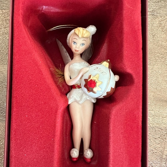 Lenox Festive Fairy Ornament with Red and Gold Accents - Picture 2 of 4